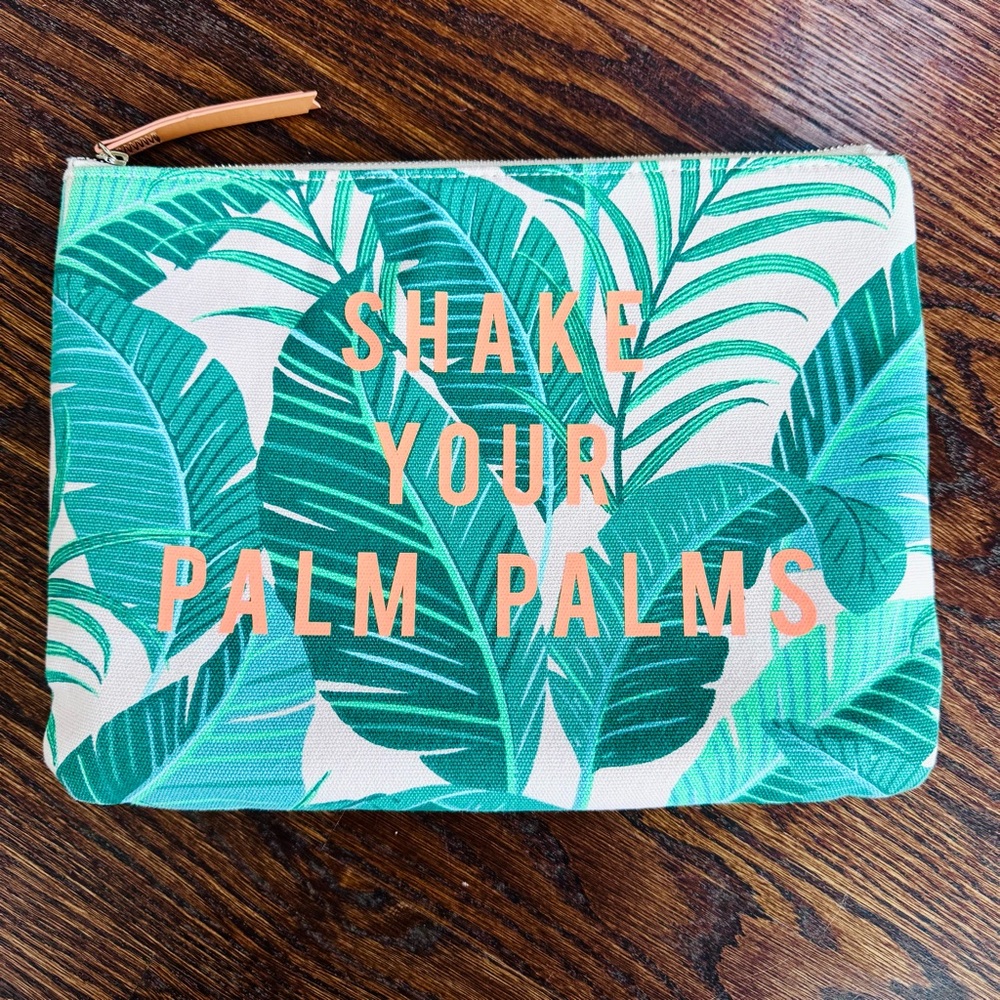 Stella & Dot Shake Your Palm Palms Pouch